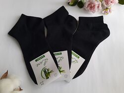 Шкарпетки жіночі короткі чорні luxe україна