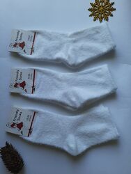 Шкарпетки жіночі норка білі преміум якість україна