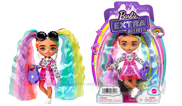 Кукла Барби мини экстра Barbie Extra Minis Mattel