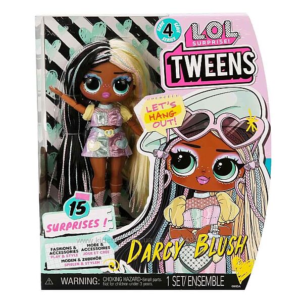 Кукла ЛОЛ серии Твинс Дарси Блаш L. O. L. Tweens Darcy Blush Doll