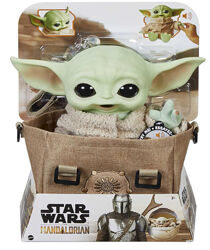 Интерактивный Йода дитя малыш Грого со звуком Mattel Star Wars в сумке