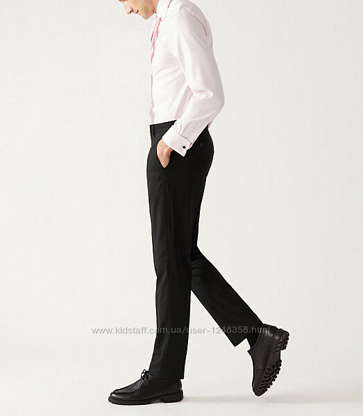 Черные костюмные брюки зауженные Primark р. W 32 / L32 рост ок 175см