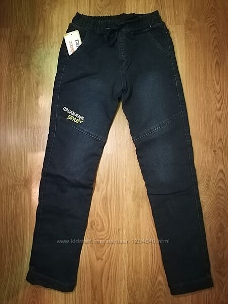 Продам нові утеплені джинси та штани р. 2-14л. 