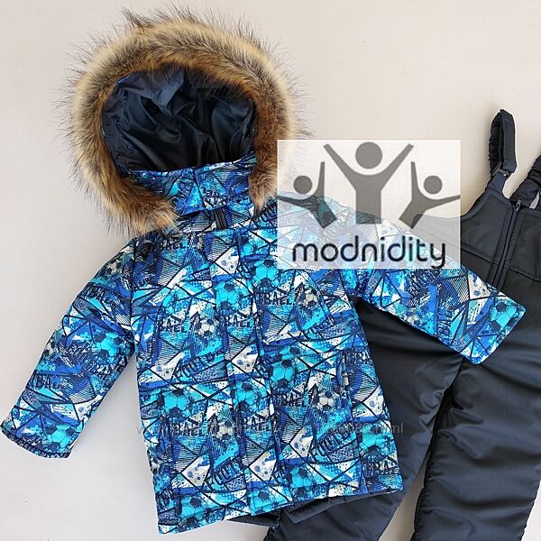 Дитячий зимовий комбінезон для хлопчика новий роздільний куртка та штани