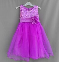 Дитяча сукня для дівчинки на свято ошатне плаття фіолетове