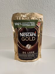 Швейцарский растворимый кофе Nescafe Gold De Luxe 180g