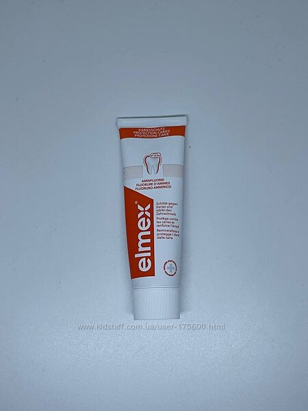 Зубная паста зущита от кариеса Elmex Швейцария