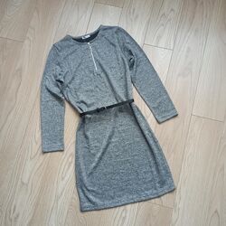 Тепла трикотажна сукня, M-L