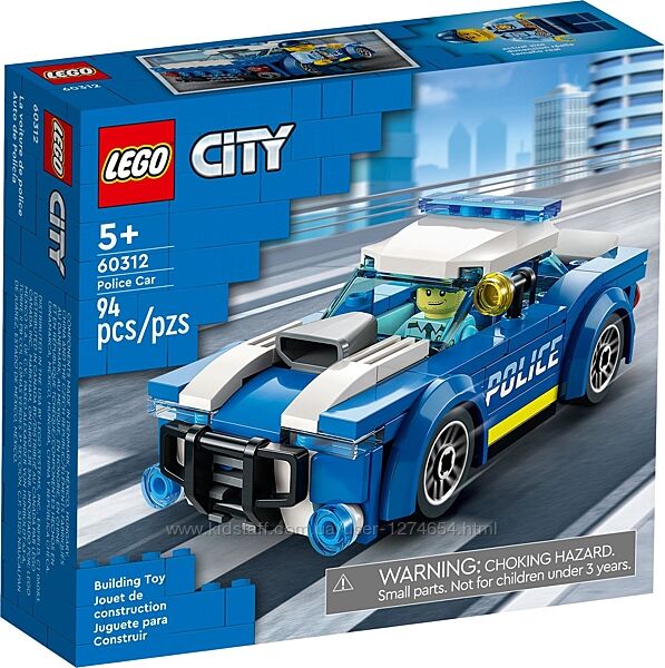 Lego City Полицейская машина 60312