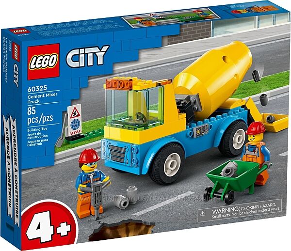 Lego City Бетономешалка 60325
