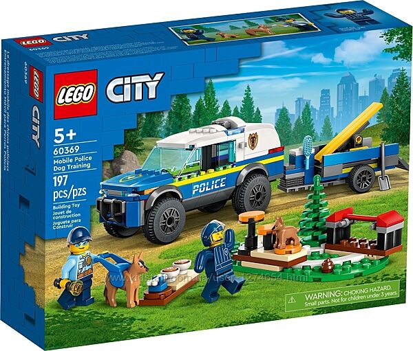 LEGO City Мобильная площадка для дрессировки полицейских собак 60369