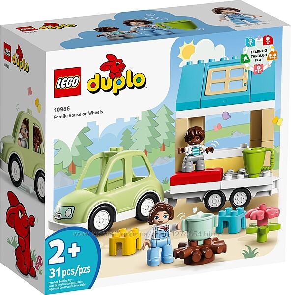 LEGO Duplo Семейный домик на колесах 10986