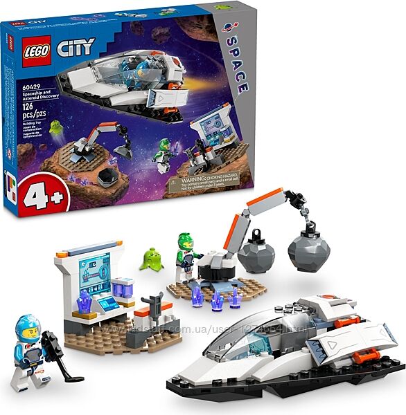 Lego City Космический корабль и исследование астероидов 60429