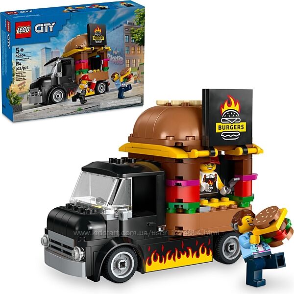 Lego City Грузовик с гамбургерами 60404