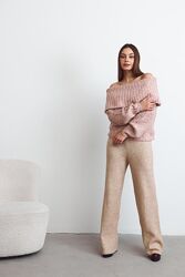 Новая коллекция от h&m нежный свитер с открытыми плечами шерсть премиум лин