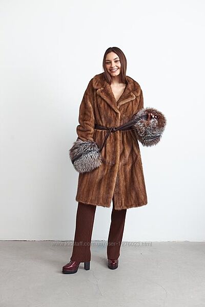 Норковая шуба стильная классика в шикарный мех финский аукцион safa furs ит