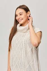 Шикарный свитер жилет безрукавка от zara испания новая коллекция