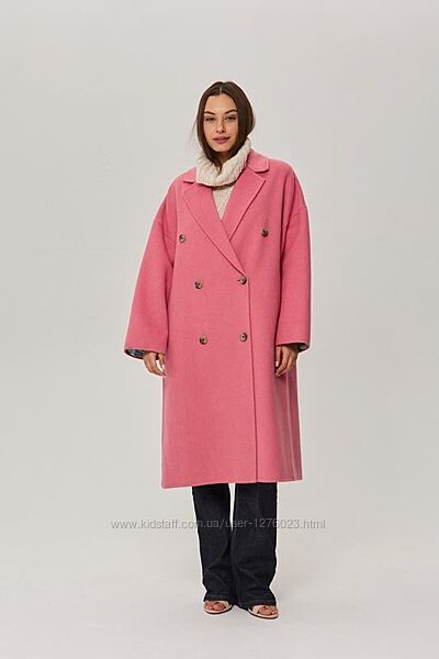 Яркое стильное пальто шикарного цвета новая коллекция шерсть италия хит сез