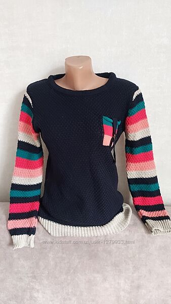 Красивый стильный вязаный свитерок на девушку 12-14 л