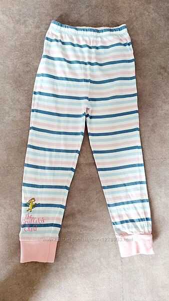 Фирменные пижамные штаны, пижама девочке 4-5 лет, TU