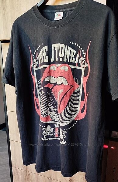 Вінтажна футболка rolling stones vintage Fruit Of The Loom