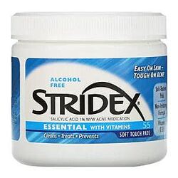Stridex, Средство от угрей, без спирта.