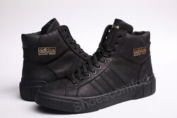 Мужские зимние кожаные ботинки A-series Terrex Black B - 62