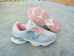 Женские кроссовки New Balance 9060 серо-розовые 