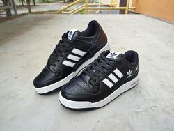 Adidas Forum Low Адидас Форум мужские кожаные кроссовки кеды 