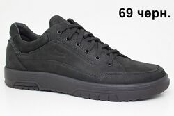 Мужские кожаные черные кеды Clubshoes 