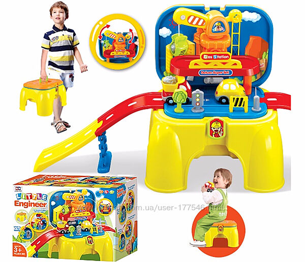 Детский игровой набор со строительным краном 008-805