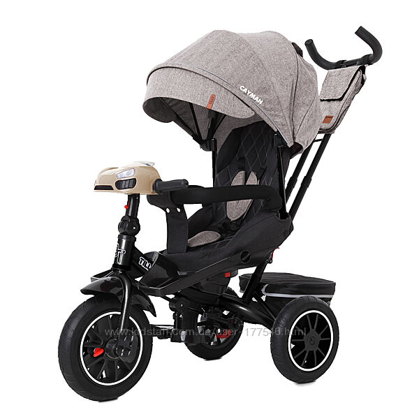 Велосипед триколісний TILLY CAYMAN з пультом і посильоною рамою T-381/7
