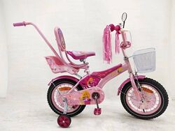 Дитячий велосипед Racer-girl 12, 14, 16, 18, 20 рожевий