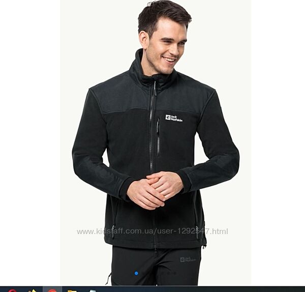 Мужская флисовая куртка кофта Jack Wolfskin Blizzard XL Оригинал