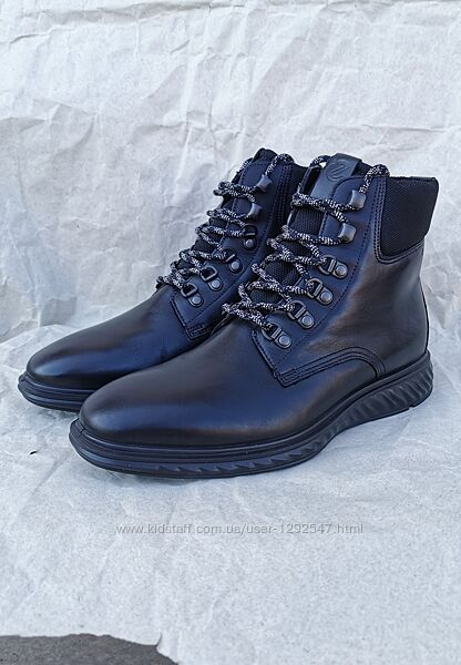 Ботинки кожаные деми ECCO St.1 Hybrid GTX 40 р/26-26,5 см. Оригинал