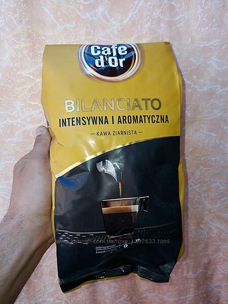 Кава в зернах Cafe Dor bilanciato, 1кг. Польща 