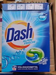 Капсули для прання Даш Альпен Фріш Dash Alpen Frische. Поштучно.
