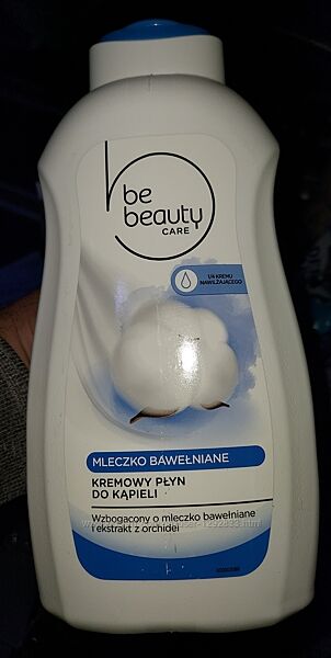 Гель-Крем для душу Bebeauty бавовна 1300мл. Польша