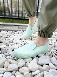 Сліпони жіночі SEASTAR NB95 берюза літо еко-шкіра