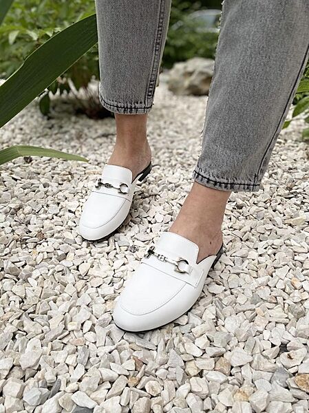 Шльопанці жіночі GREMMY 950 білі літо шкіра натуральна