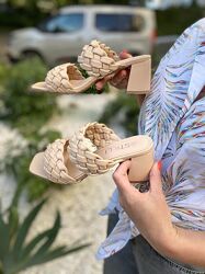 Шльопанці жіночі STILLI L117-2 бежеві літо еко-шкіра