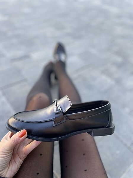 Туфлі жіночі VIFEST 154-10 чорні весна-осінь, шкіра натуральна 4791 36-40