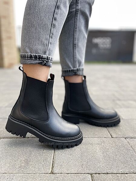 Черевики жіночі LONZA 382-3561 чорні зима, шкіра натуральна 5184
