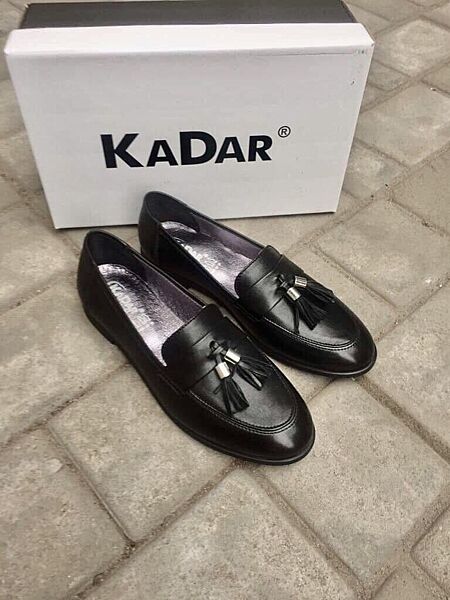Туфлі жіночі KADAR 00-0868952 чорні весна-осінь, шкіра натуральна 2680 36-4