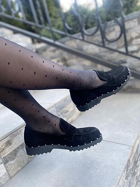 Туфлі жіночі Lexi 2006 чорний весна-осінь натуральна замша