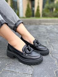 Туфлі жіночі GREMMY 200/2 чорні весна-осінь, шкіра натуральна 4790 37р.38р.