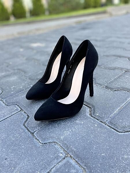 Туфлі жіночі LENA MELIANI F905-M91 чорні весна-осінь, еко-замша 3560 лише 3