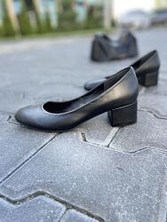 Туфлі жіночі NIVELLE 1590/4053-4032 чорні весна-осінь, шкіра натуральна 383