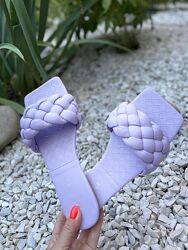 Шльопанці жіночі MEIDELI K907-9 фіолетовий літо, еко-шкіра 5102