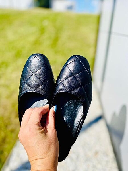 Шльопанці жіночі SANTINI 826585-1 чорні літо шкіра натуральна